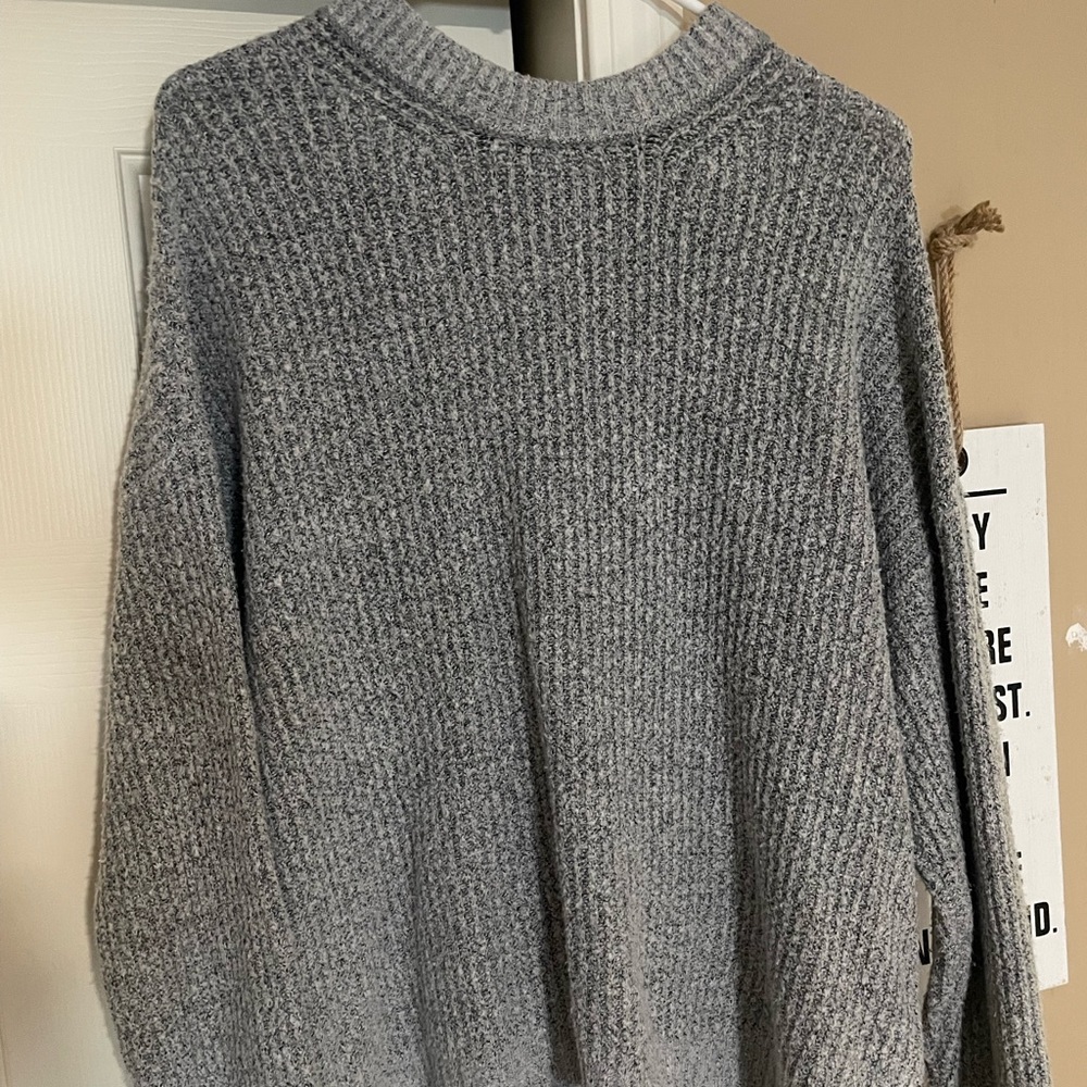 American Eagle Grey Knit Sweater